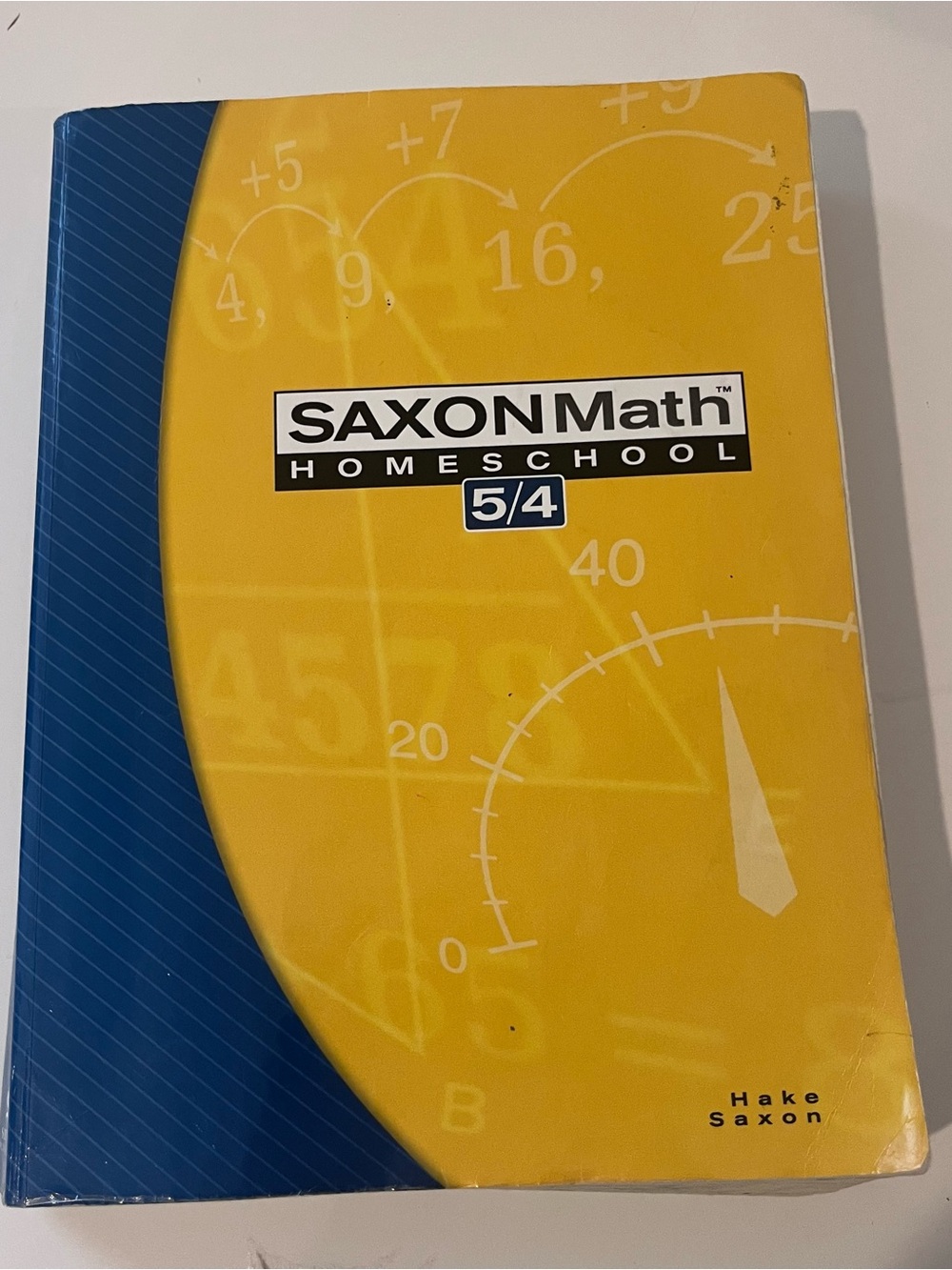 Math Homeschool 5/4 Yellow and Blue Student Textbook